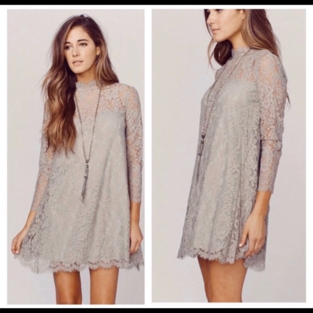 Show me your MuMu Lindy Lace Dress Small